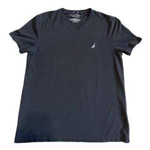 Nautica Performance V-Neck T-Shirt, Size M